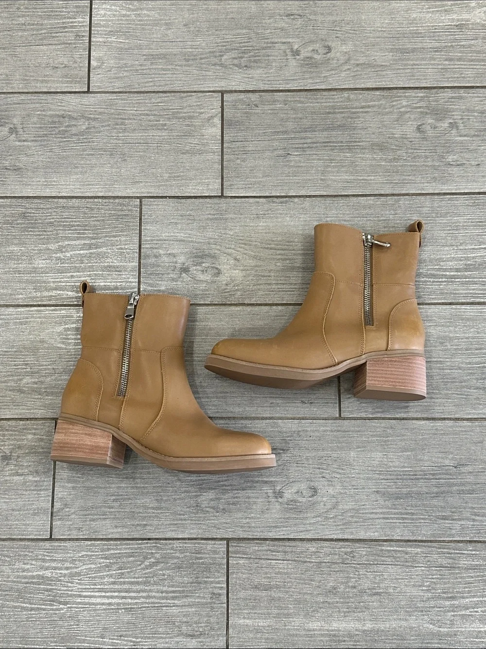 Blondo Carmine Waterproof Leather Booties New!